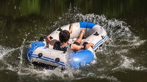 桂林漓江 橡皮艇漂流、騎行與釣魚船的山水奇遇